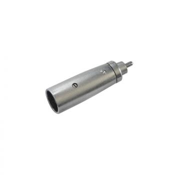 Adapter XLR Stecker auf Cinch Stecker